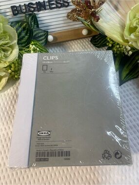 NEW Retired Vintage IKEA CLIPS Frameless Picture Frames 5x7 Pack of 4